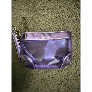 Women's Versace Par fumes Purple Gold wallet wristlet.